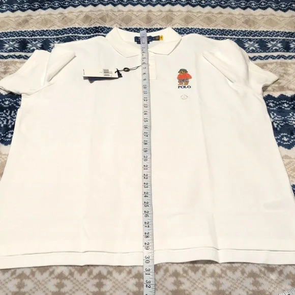 Ralph Lauren Classic Fit Polo Bear Mesh Polo Shirt 100% cotton.